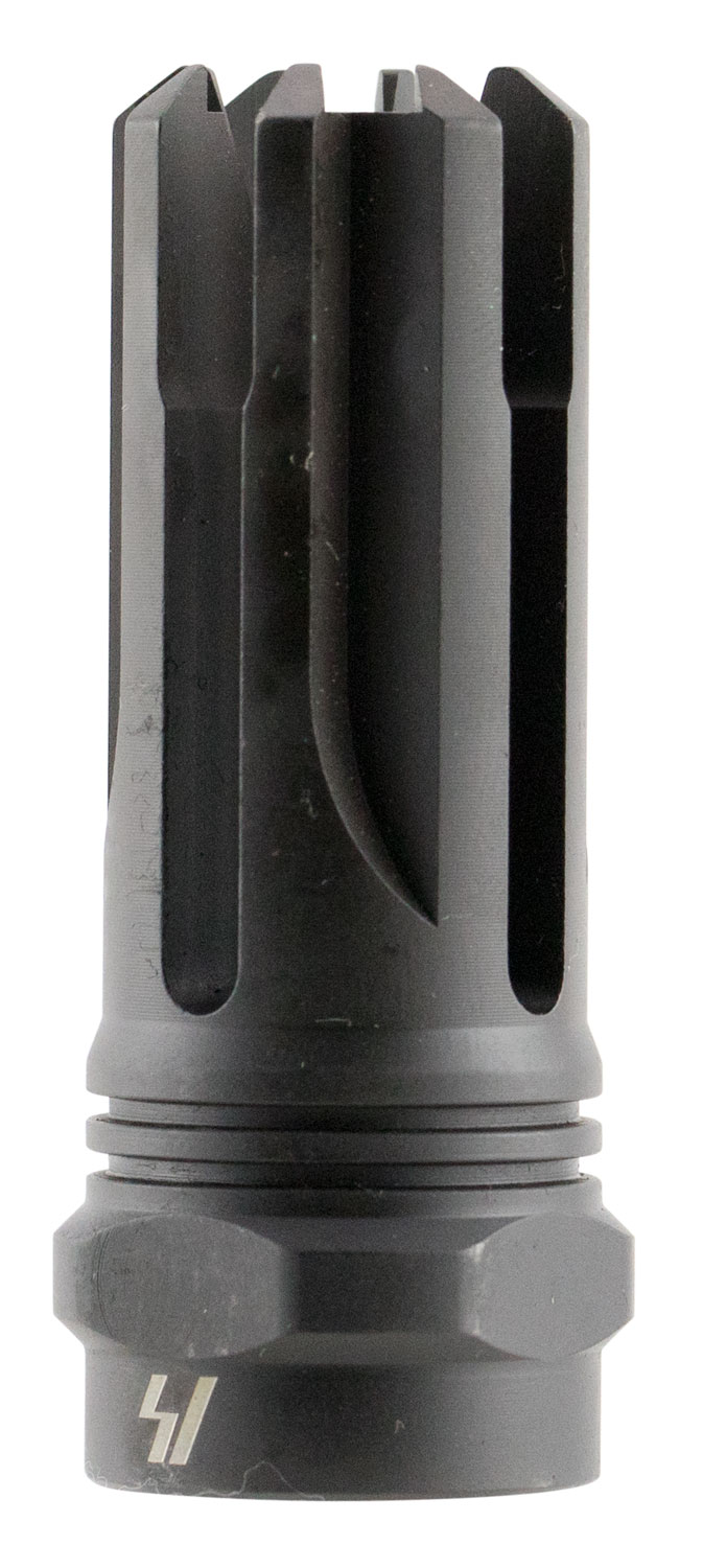 Strike Industries VENOMFH223 Venom Flash Hider Black Steel with 1/2″-28 tpi Threads, 2.16″ OAL & 0.862″ Diameter for 223 Rem, 5.56x45mm NATO AR-Platform