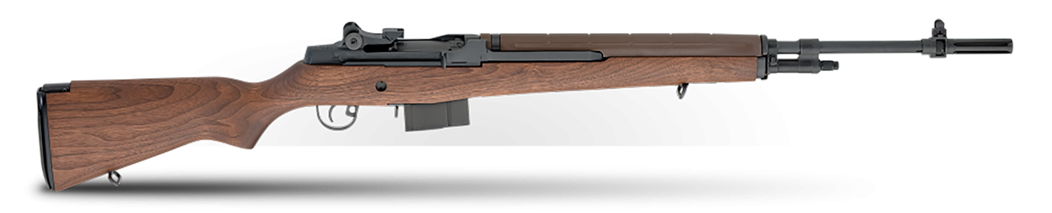 Springfield Armory MA9102 M1A Standard Issue 308 Win/7.62x51mm 10+1 22″ Black Parkerized Steel Barrel, Black Parkerized Steel Receiver, Walnut Fixed Stock, Right Hand