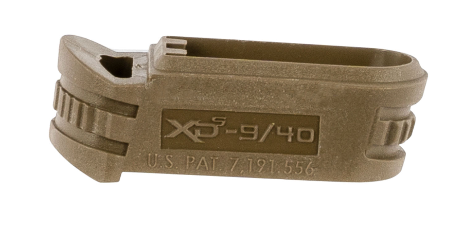 Springfield Armory XDS5902MFDE Backstrap Sleeve made of Polymer with Flat Dark Earth & 1 Piece Design for 9mm Luger Springfield XD-S with #2 Backstrap & 3″-4″ Barrel