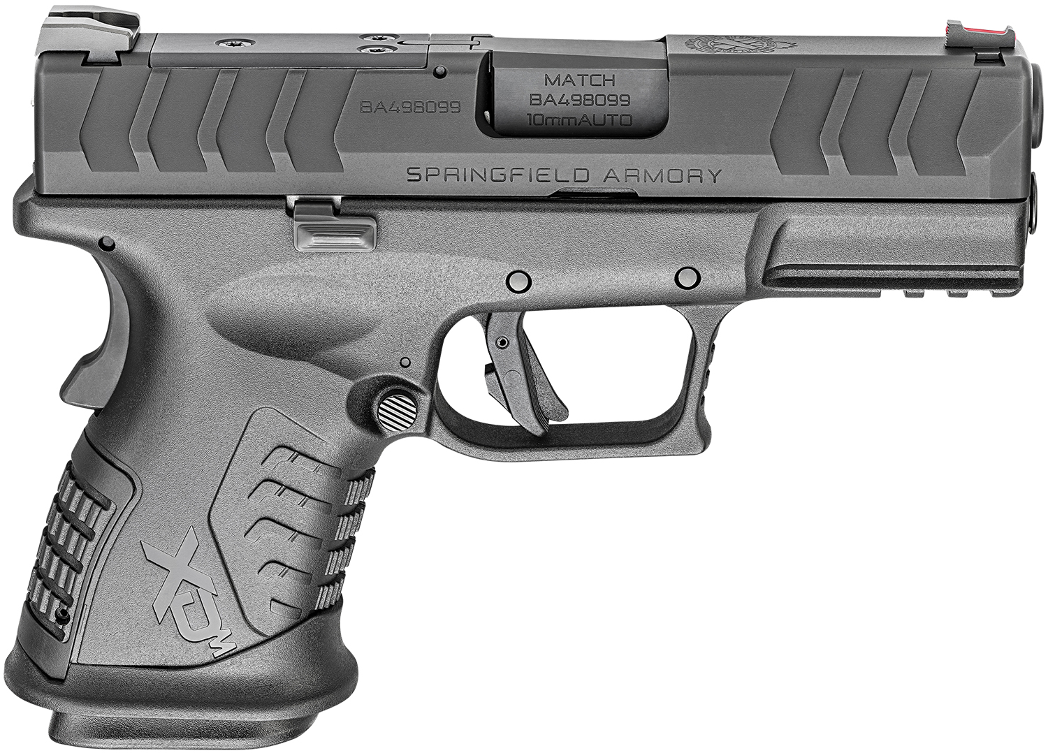 Springfield Armory XDME93810CBHCOSP XD-M Elite Compact OSP 10mm Auto 3.80″ 11+1 Black Melonite Steel Slide/Barrel with Optic Cut Black Interchangeable Backstrap Grip Includes 2 Mags