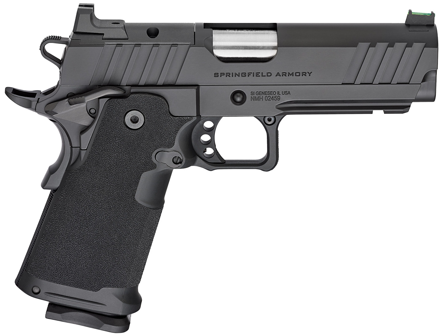 Springfield Armory PH9117AOSLC 1911 DS Prodigy 9mm 10+1 4.25″ Black Cerakote Optic Ready/Serrated Carbon Steel Slide Black Cerakote Polymer Grip Ambidextrous