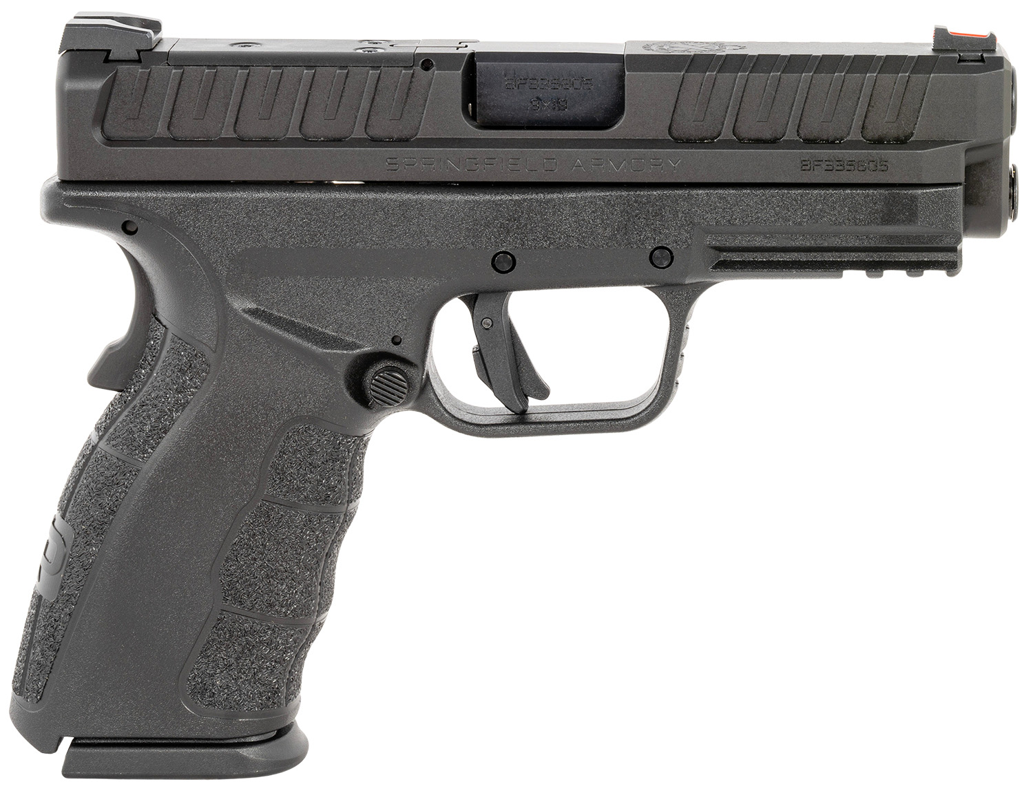 Springfield Armory XDDG9101BOSP XD Mod3 OSP 9mm Luger 16+1 4″ Black Melonite Steel Barrel, Black Melonite Steel Optic Ready/Serrated Slide, Black Polymer Frame w/Picatinny Rail, One Mag