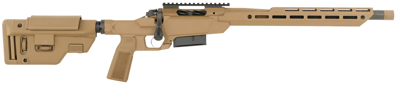 Springfield Armory BAH91665CMCFCB 2020 Heatseeker 6.5 Creedmoor 5+1 16″ Carbon Fiber Barrel, Coyote Brown Cerakote Receiver