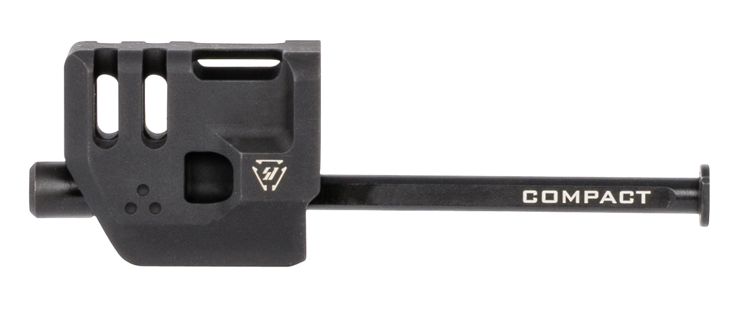 Strike Industries G4MDCOMPC Mass Driver Compensator Black Aluminum with 1.41″ OAL for 9mm Luger Glock 19 Gen4