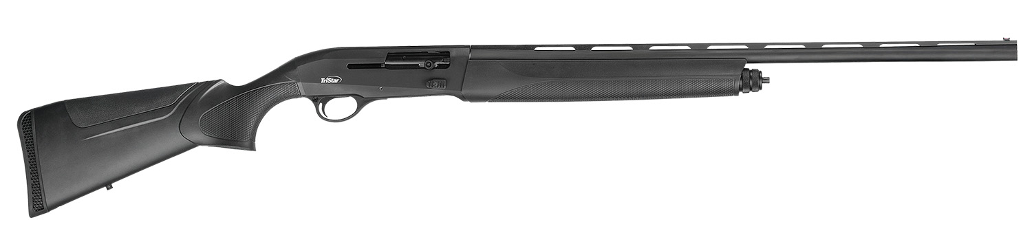 TriStar 20222 Raptor II 12 Gauge Semi-Auto 3″ 5+1 28″ Black Vent Rib Steel Barrel & Receiver, Fixed Black Synthetic Stock