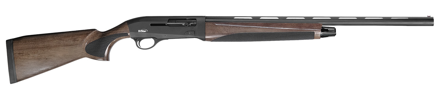 TriStar 20232 Raptor II 12 Gauge Semi-Auto 3″ 5+1 28″ Black Vent Rib Steel Barrel, Black Steel Receiver, Fixed Walnut Stock