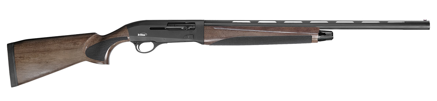 TriStar 20234 Raptor II 20 Gauge Semi-Auto 3″ 5+1 28″ Black Vent Rib Steel Barrel, Black Steel Receiver, Fixed Walnut Stock