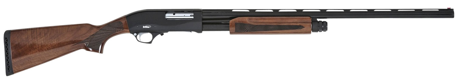 TriStar 23133 Cobra III  Full Size 20 Gauge Pump 3″ 5+1 26″ Black Vent Rib Barrel, Black Steel Receiver, Fixed Walnut Stock, Beretta/Benelli Mobil Choke Tube, Right Hand