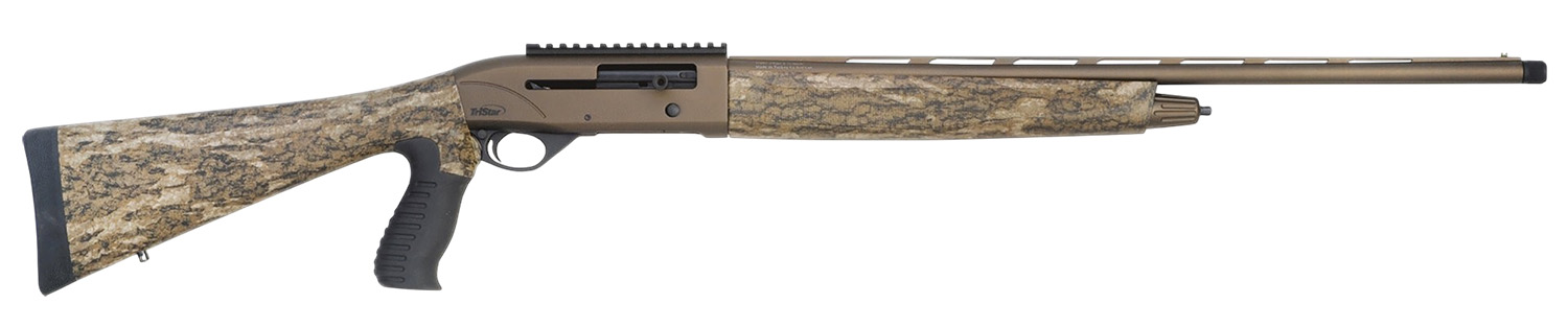TriStar 24164 Viper G2     28 Gauge Semi-Auto 2.75″ 5+1 24″ Vent Rib w/ Matted Sight Plane Barrel Forend Receiver Bronze/Deep Blue Cerakote Receiver Camo Semi-Gross Turkish Walnut Stock