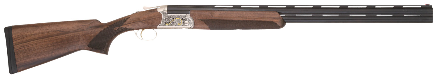 TriStar 33130 Trinity II Full Size 12 Gauge Break Open 3″ 2rd 28″ Black Over/Under Vent Rib Barrel, Acid Etched w/24K Gold Inlay Stainless Steel Receiver, Fixed Turkish Walnut Stock, Right Hand