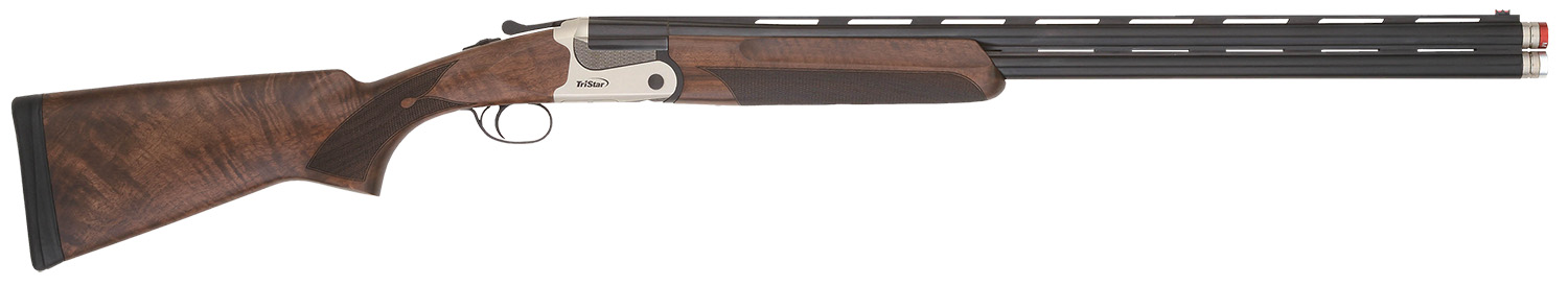 TriStar 33166 Cypher 28 Gauge Break Open 3″ 2rd 28″ Blued Steel Barrel, Stainless Steel Receiver, Fixed Turkish Walnut Stock, Ambidextrous