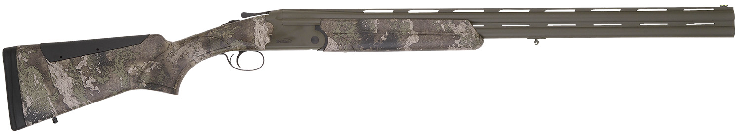 TriStar 35223 Hunter Mag II Full Size 12 Gauge Break Open 3.50″ 2rd 28″ OD Green Over/Under Vent Rib Barrel, OD Green Steel Receiver, Fixed TrueTimber Strata Synthetic Stock, Right Hand