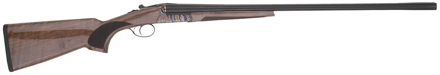 TriStar 38002 Phoenix 12 Gauge Break Open 3″ 2rd 28″ Blued Side By Side Barrel, Color Case Hardened Steel Receiver, Fixed Gloss Walnut Stock, Ambidextrous