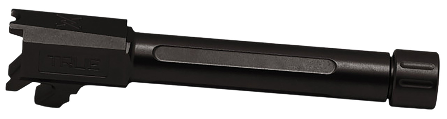 True Precision Inc TPSHCPBXTBL Springfield 9mm Luger 3.70″ Threaded Black Nitride Stainless Steel, Fits Springfield Hellcat Pro