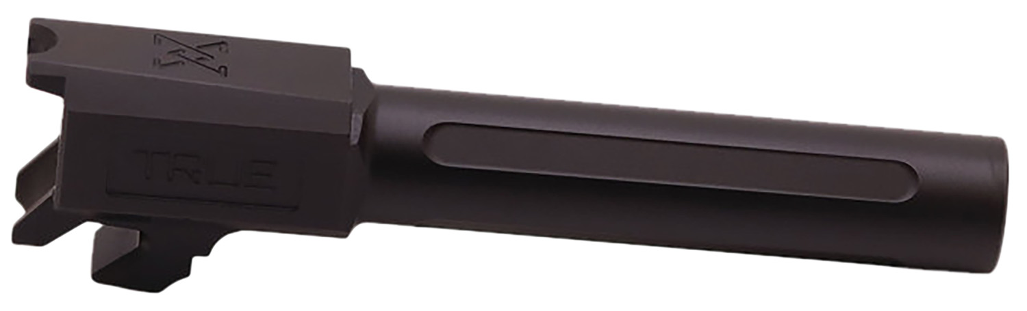True Precision Inc TPSHCPBXBL Springfield 9mm Luger 3.70″ Fluted Black Nitride Stainless Steel, Fits Springfield Hellcat Pro