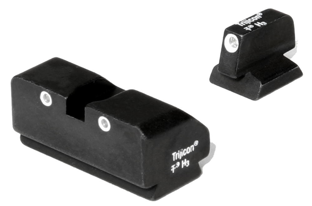Trijicon 600188 Bright & Tough Night Sights Green/Tritium White Outline Front Sight-Green/Tritium White Outline Rear Sight Desert Eagle