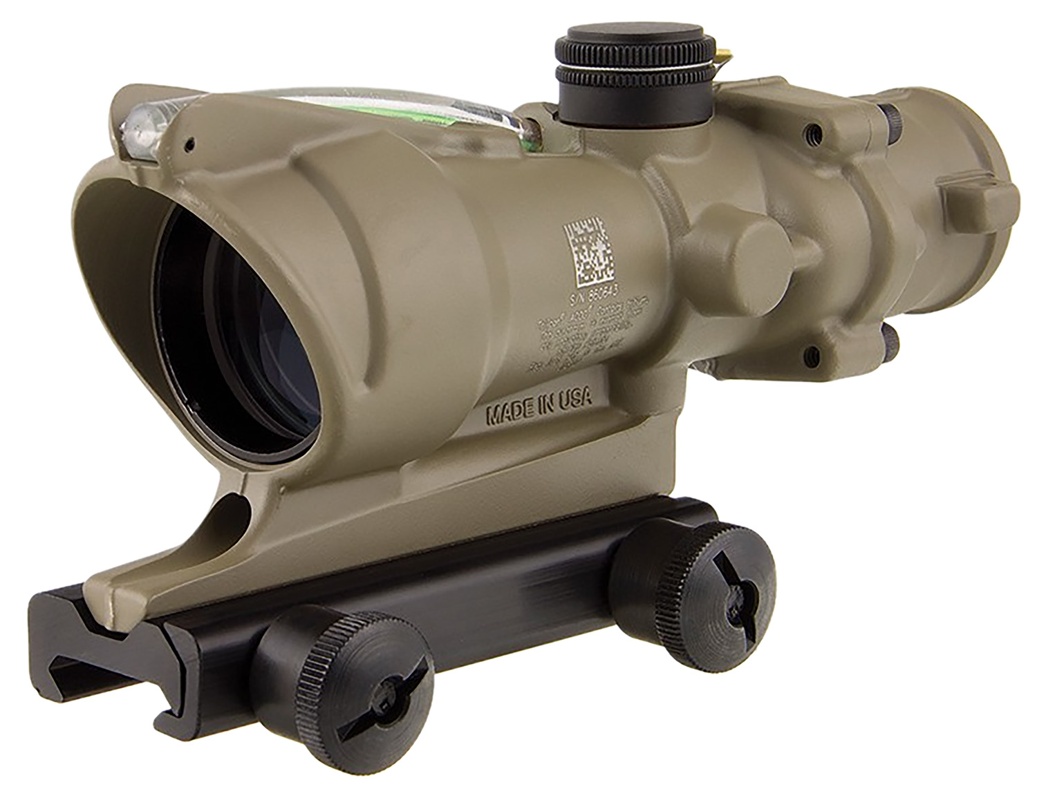 Trijicon TA31D100313 ACOG 4x32mm Chevron Reticle FDE