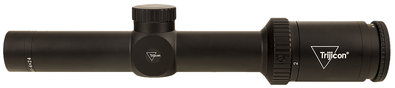 Trijicon 2700001 Huron Satin Black 1-4x 24mm 30mm Tube BDC Hunter Holds Reticle
