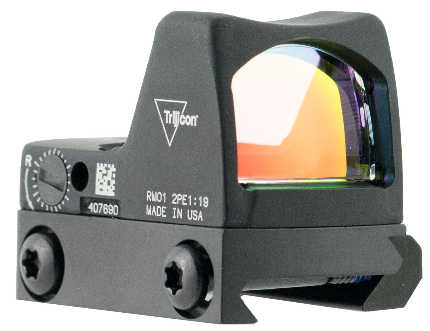 Trijicon 700601 RMR Type 2 Matte Black 1 X  0.89″ x 0.67″ 3.25 MOA Red Dot with Picatinny Mount