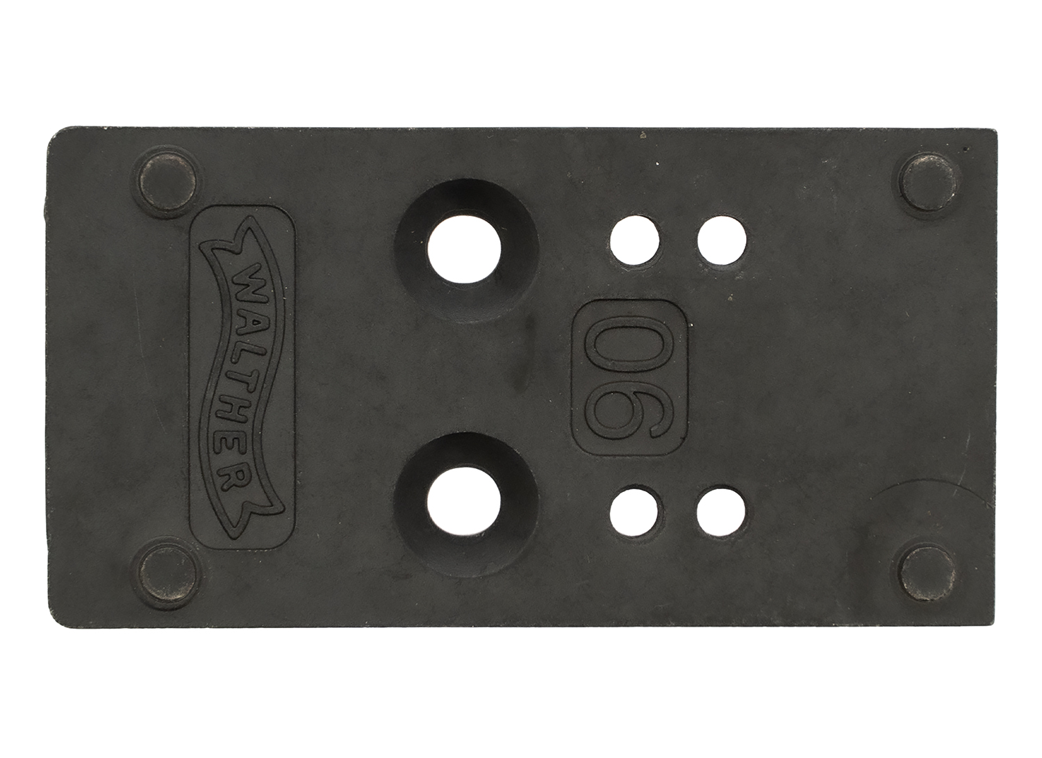 Walther Arms 5136197 Optic Plate Black Steel Fits Walther PDP 2.0