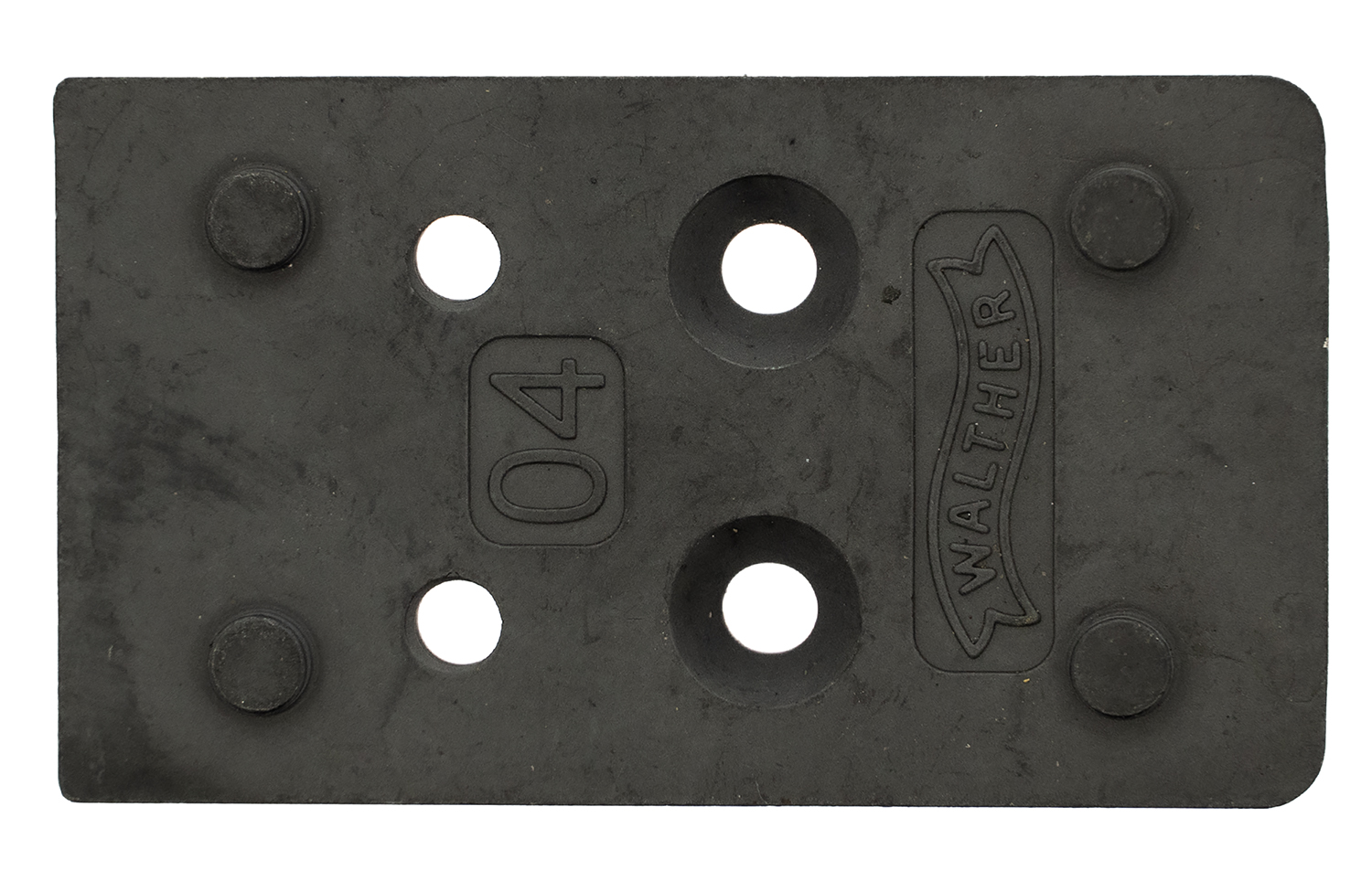 Walther Arms 5136212 Optic Plate Black Steel Fits Walther PDP 2.0