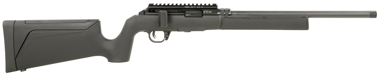Hammerli Arms 5800000 Force B1 22 LR 10+1 16.10″ Matte Black Threaded Barrel, Black Picatinny Rail Steel Receiver, Black Synthetic Adj All Weather Stock