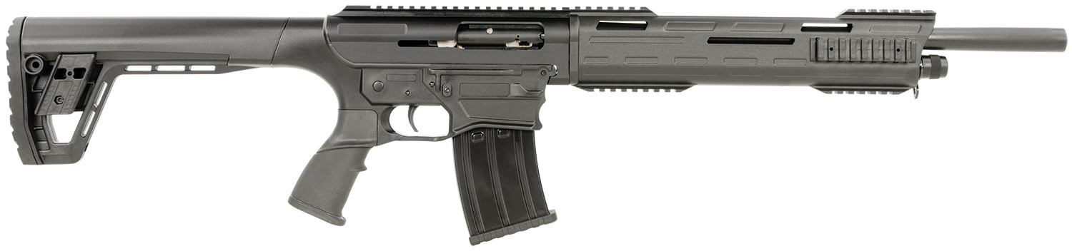 Tokarev USA 21000103 TAR  12 Gauge Semi-Auto 3″ 5+1 18.50″ Black Steel Barrel, Black Receiver w/Picatinny Rail, Black Fixed Synthetic Stock
