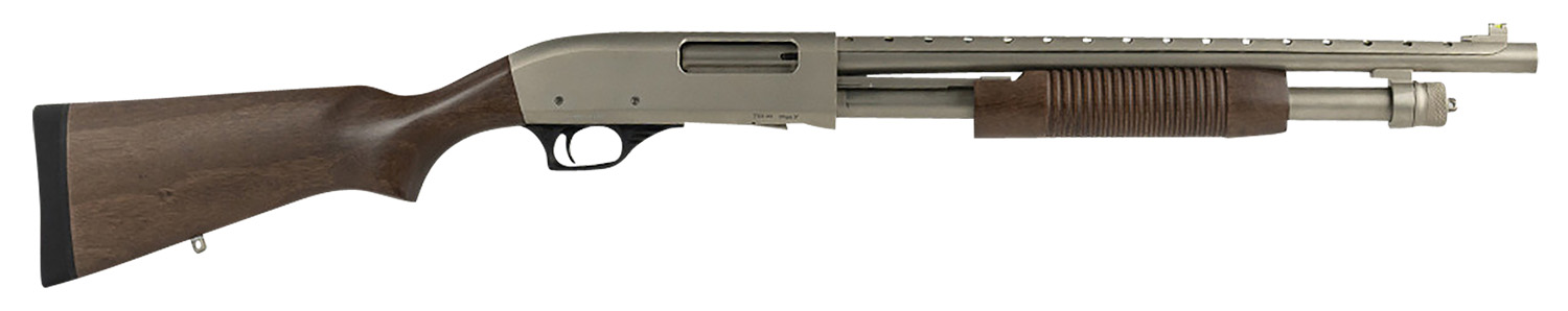 Tokarev USA 21000409 TX3 12 Gauge 18.50″ 3″ 5+1, Nickel Metal Finish, Turkish Walnut Stock, Fiber Optic & Ghost Ring Sight (Accepts Mossberg 590 Furniture)