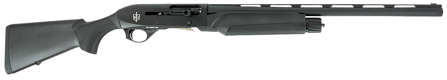 MAC 21000157 2 3-Gun 12 Gauge 3″ 3+1 24″, Black, Synthetic Furniture, Fiber Optic Sight, Oversized Controls, 3 Chokes