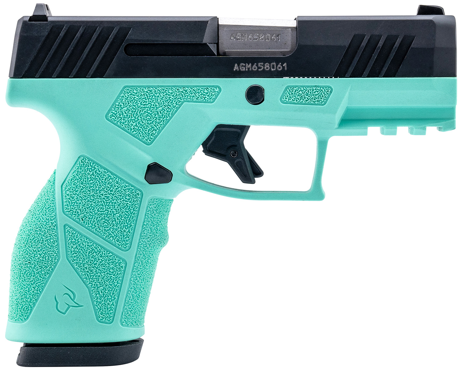 Taurus 1-GX2931C GX2  9mm Luger 13+1 3.37″ Matte Stainless Steel Barrel, Matte Black Serrated Stainless Steel Slide, Cyan Polymer Frame w/Picatinny Rail, Polymer Grip