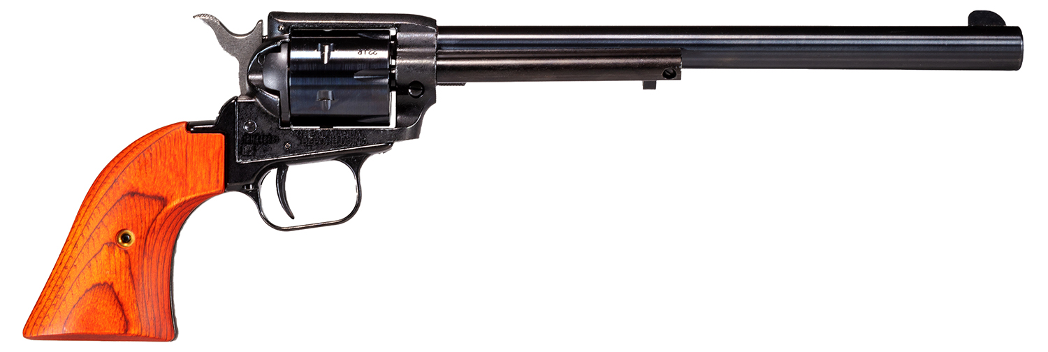 Heritage Mfg RR22MB9 Rough Rider  22 LR/22 WMR 6 Shot, 9″ Black Steel Barrel, Black Zinc Alloy Frame, Black Cylinder, Cocobolo Grip, Exposed Hammer