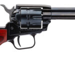 Heritage Mfg RR22999MB4 Rough Rider  22 LR 22 WMR 9 Shot, 4.75″ Black Steel Barrel, Black Zinc Alloy Frame, Black Cylinder, Cocobolo Grip, Hammer/Thumb Safety, Exposed Hammer