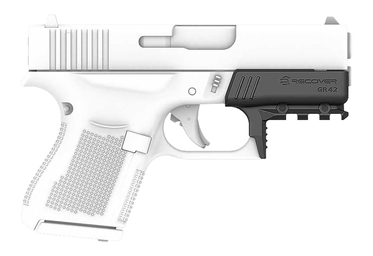 Recover Tactical GR4201 Rail Adapter for Glock 42 Black