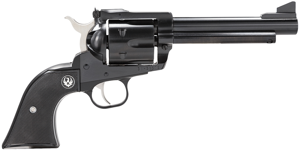 Ruger 0465 Blackhawk 45 Colt (Long Colt) 6rd 5.50″ Blued Alloy Steel Barrel, Cylinder & Frame, Black Checkered Rubber Grip, Transfer Bar Safety, Exposed Hammer