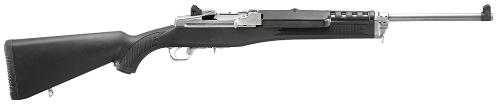 Ruger 5805 Mini-14 Ranch 223 Rem/5.56 NATO 5+1 18.50″ Matte Stainless Steel Barrel, Matte Stainless Steel Drilled & Tapped Receiver, Black Synthetic Fixed Stock, Right Hand