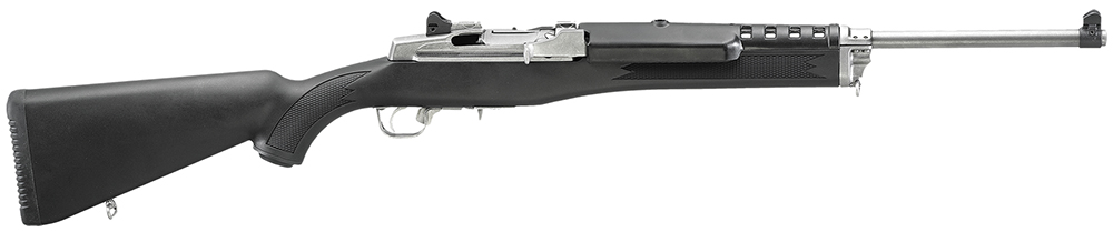 Ruger 5853 Mini Thirty 7.62x39mm 20+1 18.50″ Matte Stainless Steel Barrel, Matte Stainless Steel Receiver w/Picatinny Rail, Black Synthetic Fixed Stock, Right Hand