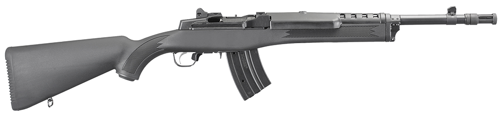 Ruger 5854 Mini Thirty 7.62x39mm 20+1 16.10″ Blued Threaded Barrel, Blued Steel Drilled & Tapped Receiver, Black Synthetic Fixed Stock, Right Hand