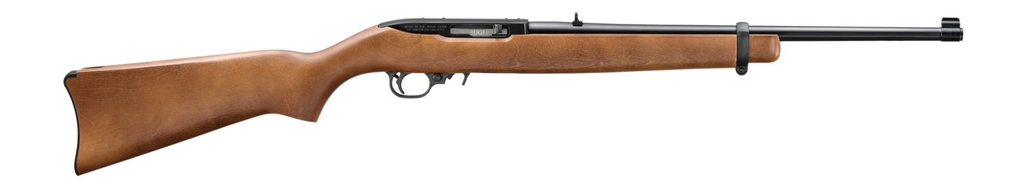 Ruger 11030 10/22 250th Anniversary 22 LR 10+1 18.50″ Satin Black Barrel, Engraved Satin Black Alloy Steel Drilled & Tapped Receiver, Hardwood Fixed Stock