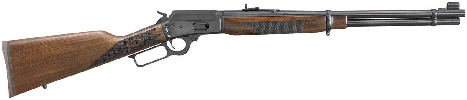 Marlin 70401 1894 Classic 44 Rem Mag/44 Special 10+1/11+1 20.25″, Satin Blued Barrel/Rec, American Black Walnut Fixed Stock, Adj. Sight