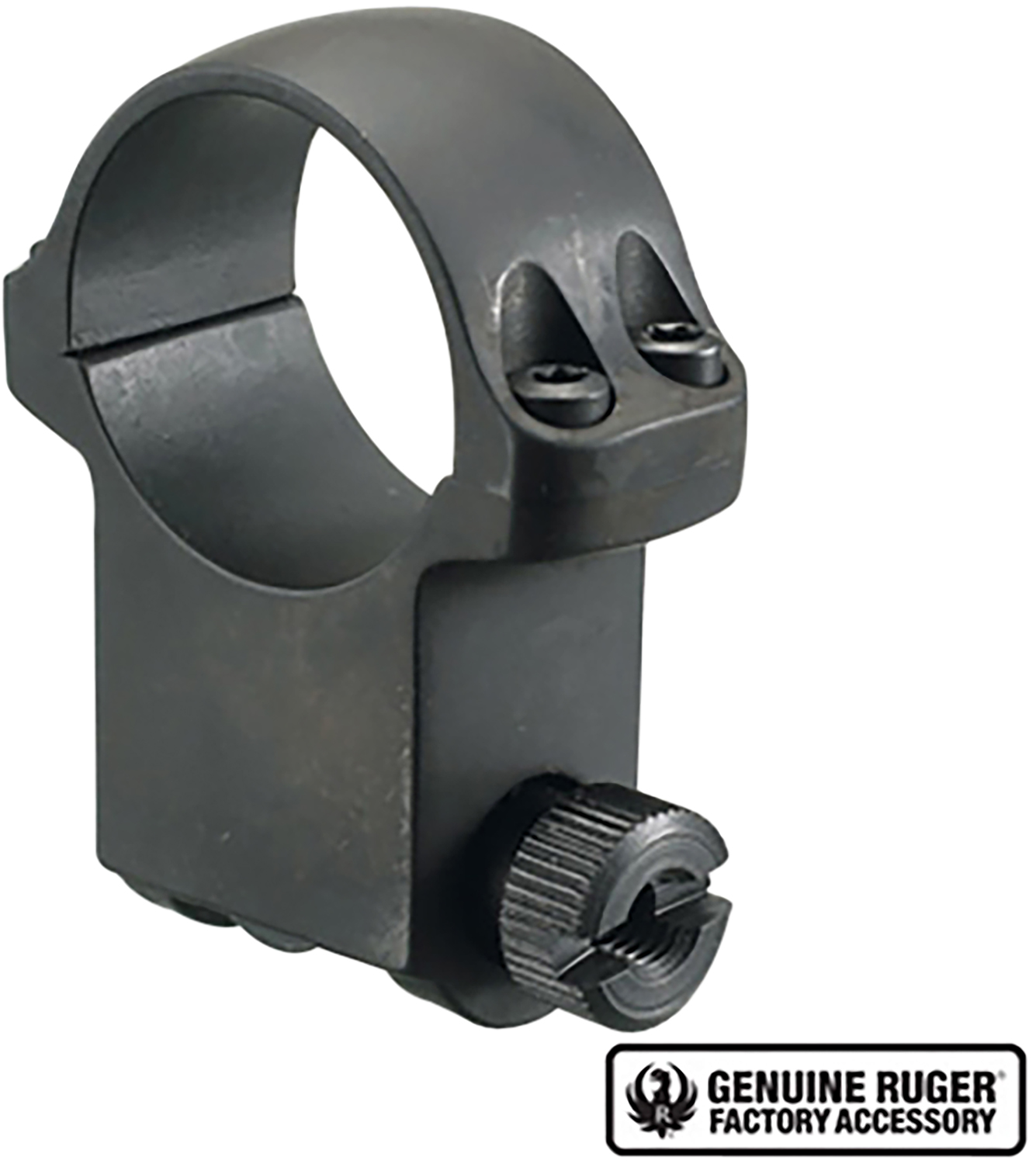 Ruger 90280 6BHM Scope Ring Matte Black 1″ Extra High