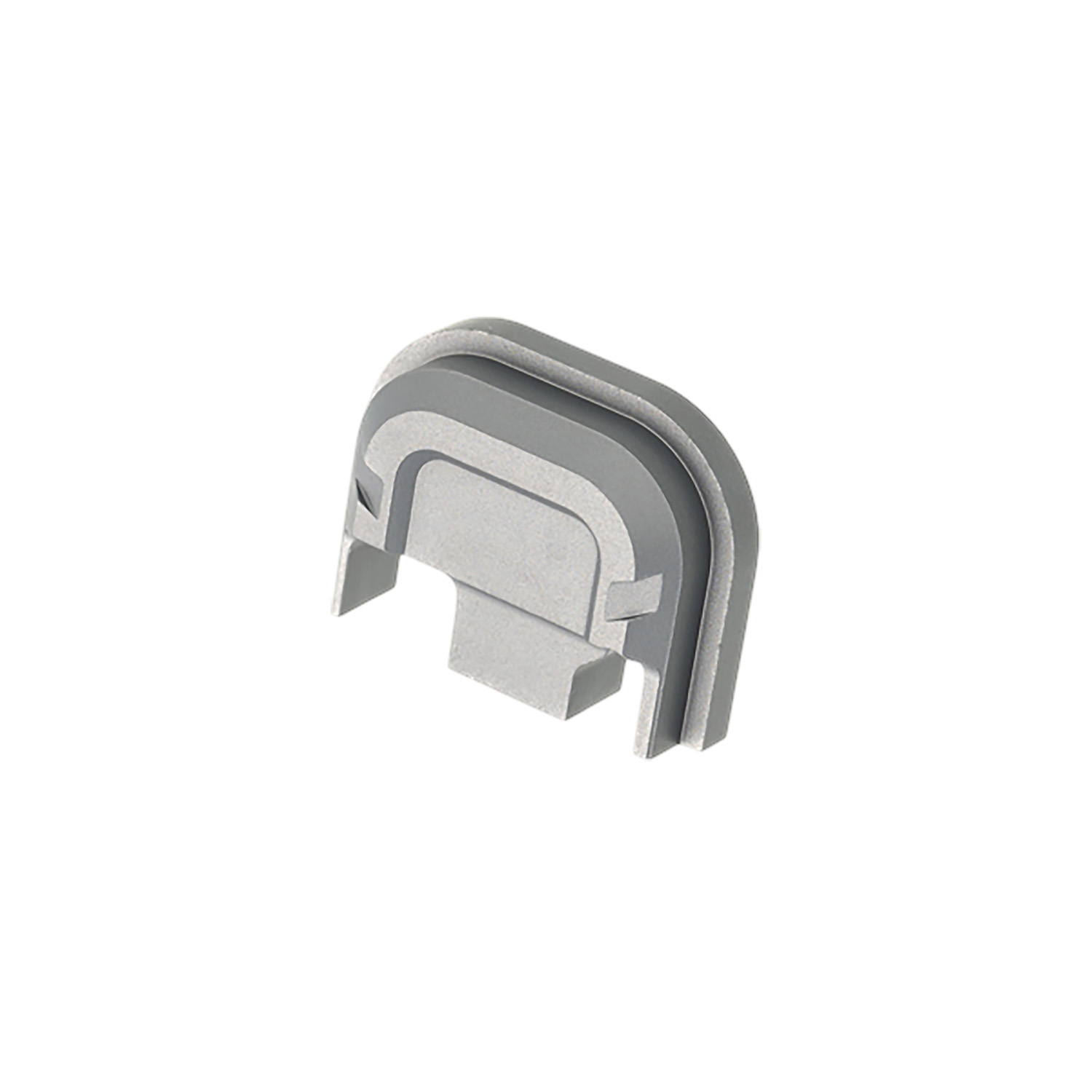 Tyrant CNC TDG14SPGREY Slide Cover Plate  Chevron Design Glock Gen1-4 Grey Aluminum