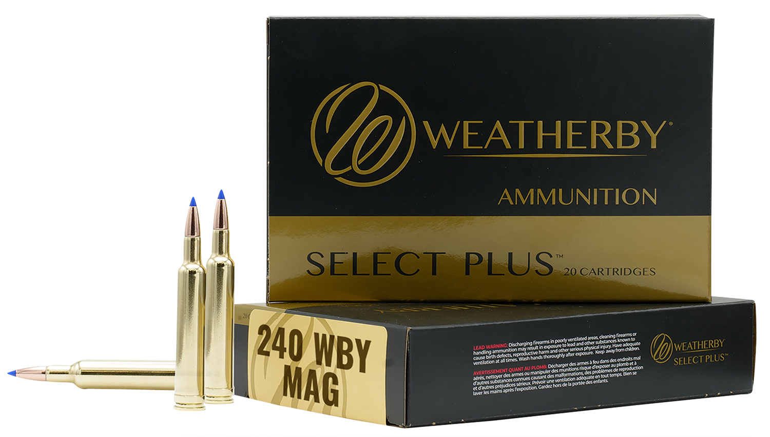 Weatherby B24080TTSX Select Plus  240WthbyMag 80gr Barnes Tipped TSX Lead Free 20 Per Box/10 Case