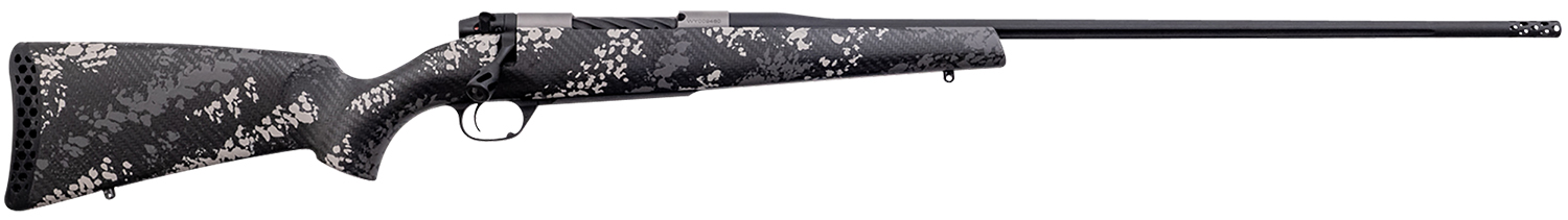 Weatherby MBT20N65RWR6B Mark V Backcountry 2.0 Ti 6.5 Wthby RPM 3+1 24″ Barrel, Graphite Black Cerakote Metal Finish, Black with Gray/White Sponge Accents Peak 44 Blacktooth Stock