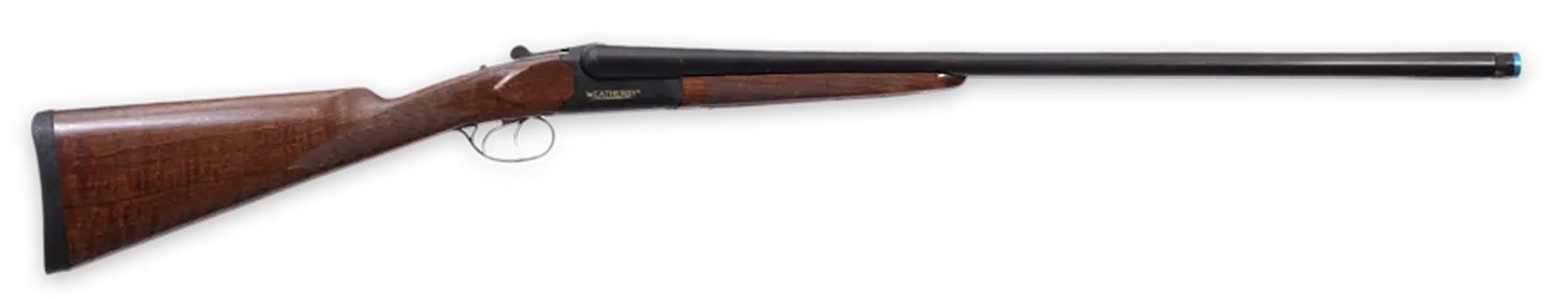 Weatherby OG14128DSM Orion 410 Gauge Break Open 3″ 2 Shot 28″ Blued Side By Side Barrel, Blued Steel Receiver, Straight English w/Splinter Forend Walnut Wood Stock