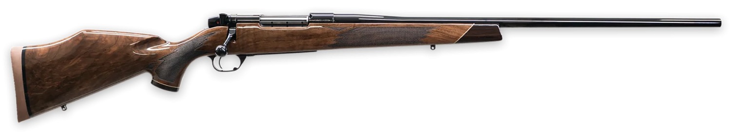Weatherby MDX01N25CMR2O Mark V Deluxe 25 Creedmoor 4+1 22″ High Gloss Non-Threaded Barrel, High Gloss Blued Steel Drilled & Tapped Receiver, Gloss Walnut Fixed Stock, Right Hand