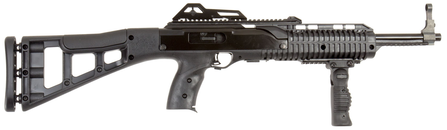 Hi-Point 3895TSFGT1 3895TS Carbine 380 ACP 10+1 16.50″ Threaded Barrel, Black Metal Finish, Black All Weather Skeletonized Stock, Black Polymer Grip