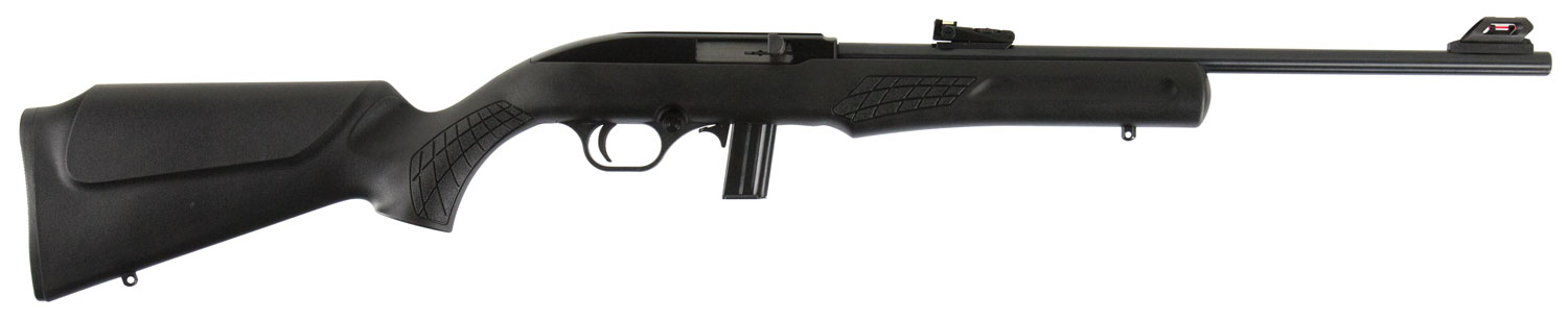 Rossi RS22L1811 RS22 Semi-Auto 22 LR Caliber with 10+1 Capacity, 18″ Barrel, Blued Metal Finish & Monte Carlo Black Synthetic Stock Right Hand (Full Size)