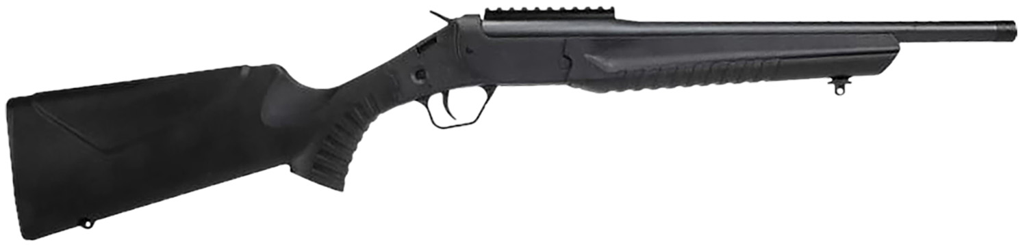 Rossi LWC0556BK LWC  5.56x45mm 1rd 16.50″ Black Oxide Threaded Barrel, Black Picatinny Rail Steel Receiver, Black Fixed Synthetic Stock