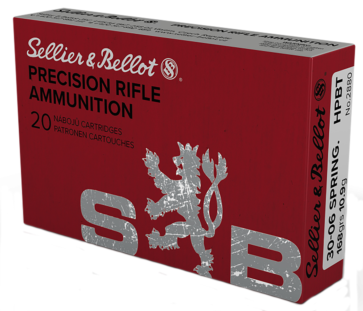 Sellier & Bellot SB3006D Rifle 30-06Springfield 168gr Hollow Point Boat Tail 20 Per Box/20 Case