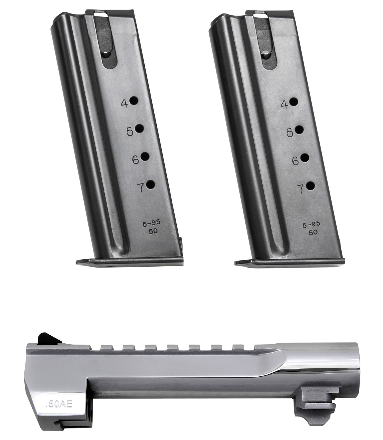 Magnum Research BMCP506PC Desert Eagle Conversion Kit 50 AE 6″ Polished Chrome Steel, Fits Desert Eagle Mark XIX